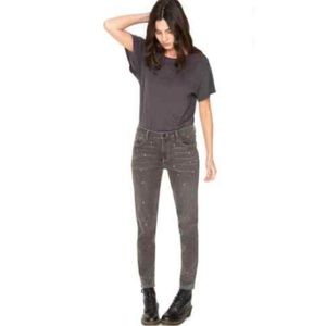 ✨FINAL SALE✨NWT Sandrine Rose x Free People Polka Grey jeans